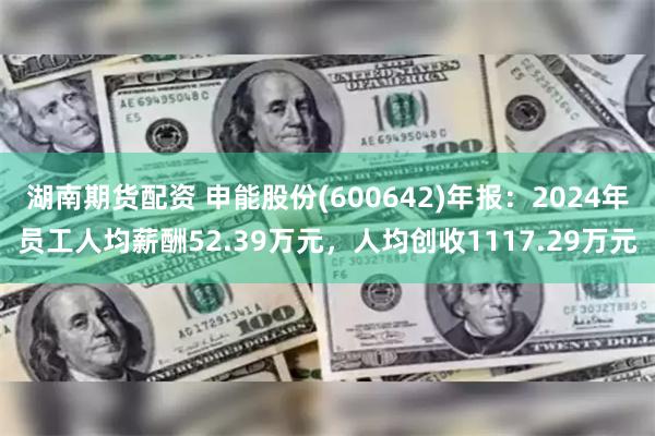 湖南期货配资 申能股份(600642)年报：2024年员工人均薪酬52.39万元，人均创收1117.29万元