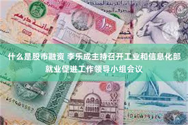 什么是股市融资 李乐成主持召开工业和信息化部就业促进工作领导小组会议