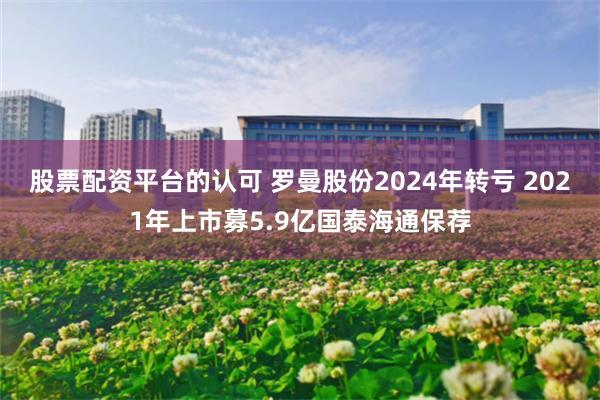 股票配资平台的认可 罗曼股份2024年转亏 2021年上市募5.9亿国泰海通保荐