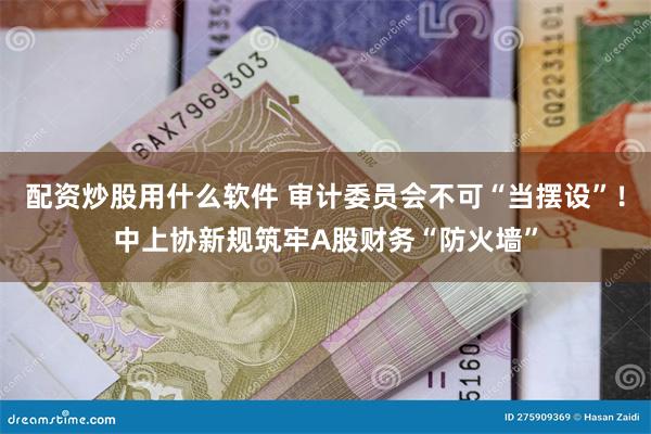 配资炒股用什么软件 审计委员会不可“当摆设”！中上协新规筑牢A股财务“防火墙”