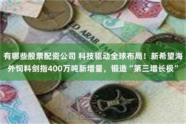 有哪些股票配资公司 科技驱动全球布局！新希望海外饲料剑指400万吨新增量，锻造“第三增长极”