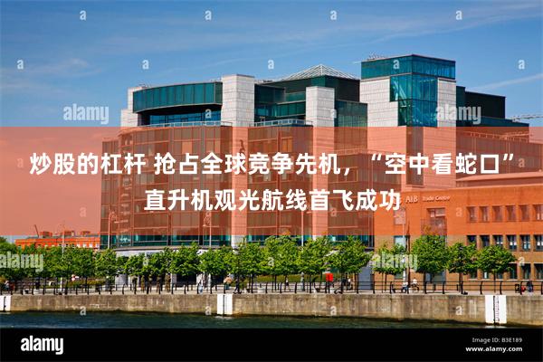 炒股的杠杆 抢占全球竞争先机，“空中看蛇口”直升机观光航线首飞成功