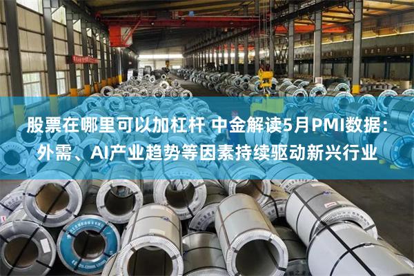 股票在哪里可以加杠杆 中金解读5月PMI数据：外需、AI产业趋势等因素持续驱动新兴行业
