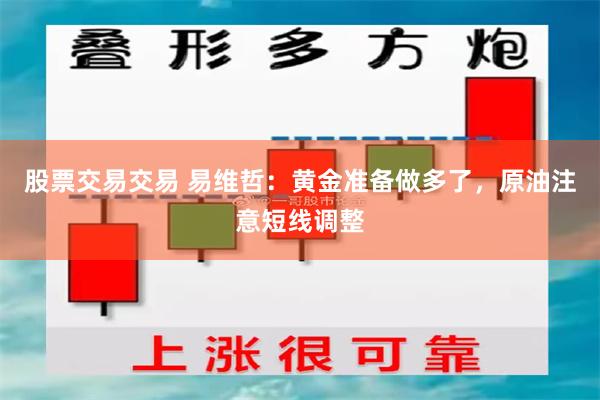 股票交易交易 易维哲：黄金准备做多了，原油注意短线调整