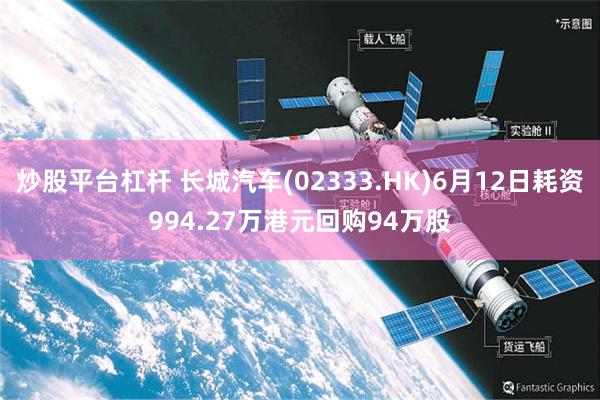 炒股平台杠杆 长城汽车(02333.HK)6月12日耗资994.27万港元回购94万股