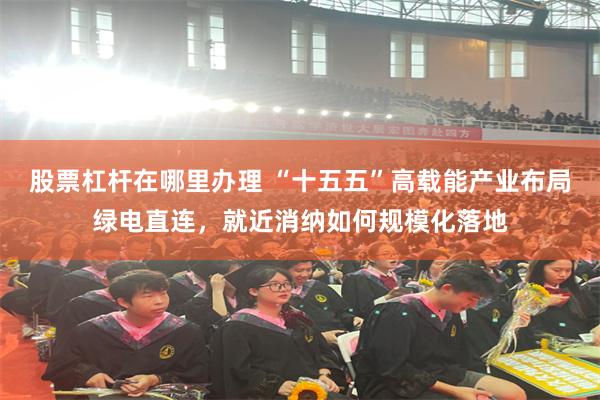股票杠杆在哪里办理 “十五五”高载能产业布局绿电直连,就近消纳如何规模化落地