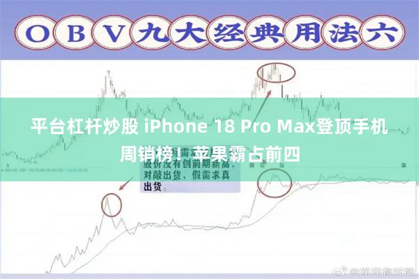 平台杠杆炒股 iPhone 18 Pro Max登顶手机周销榜！苹果霸占前四